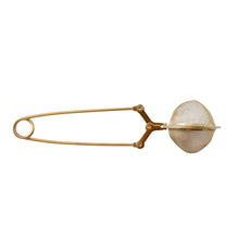 Loose leaf tea strainer gold