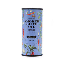 Smoked olive oil infused with chili & garlic