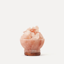 Himalayan crystal salt lamp fire bowl