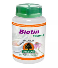 Biotin 500MCG 30 capsules