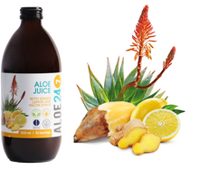 Aloe juice - Ginger lemon & yacon syrup