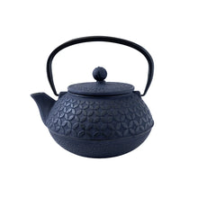 Cast iron tea pot navy 800ml