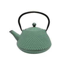 Cast iron tea pot sage-pear shaped 700ml