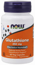 Glutathione 250mg 60 veg capsules